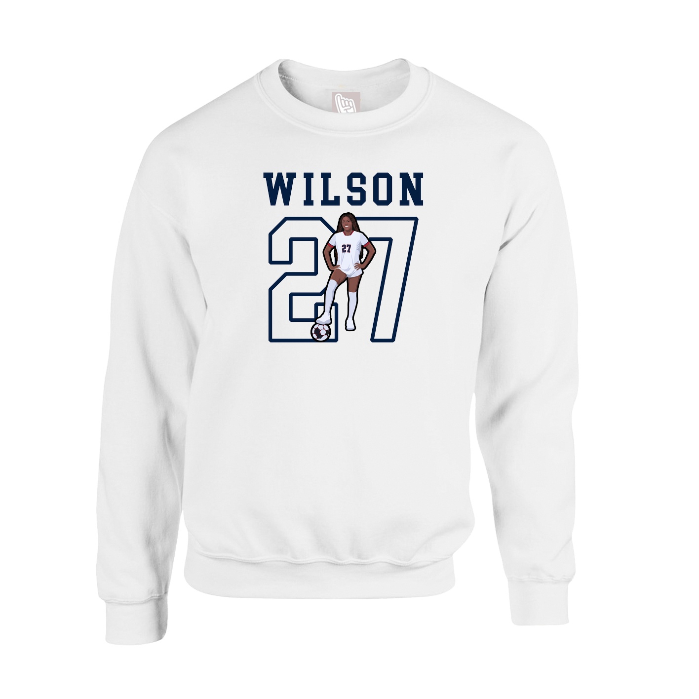 Fleece Crew — Shirsey in White
