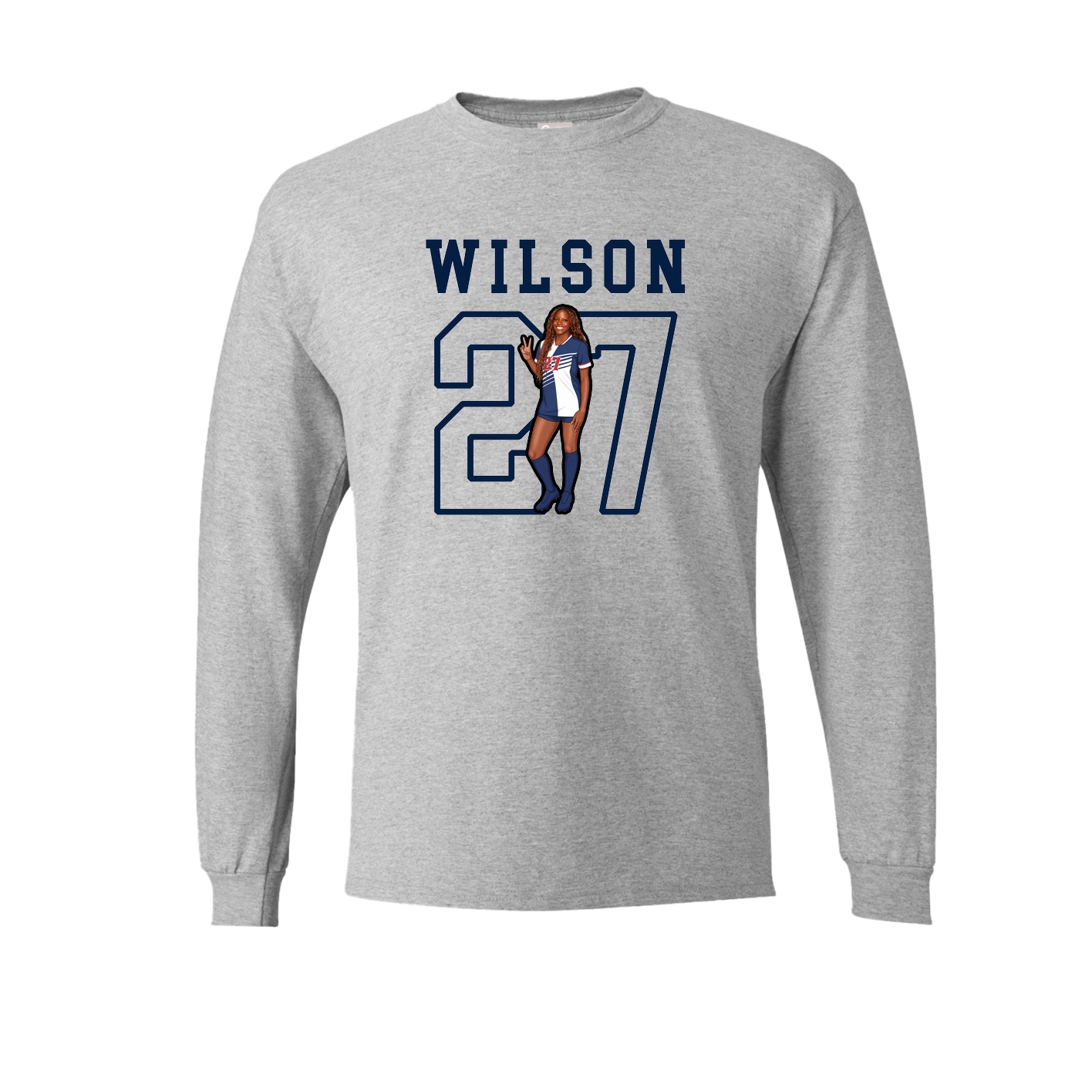 Long Sleeve Tee — Shirsey in Grey
