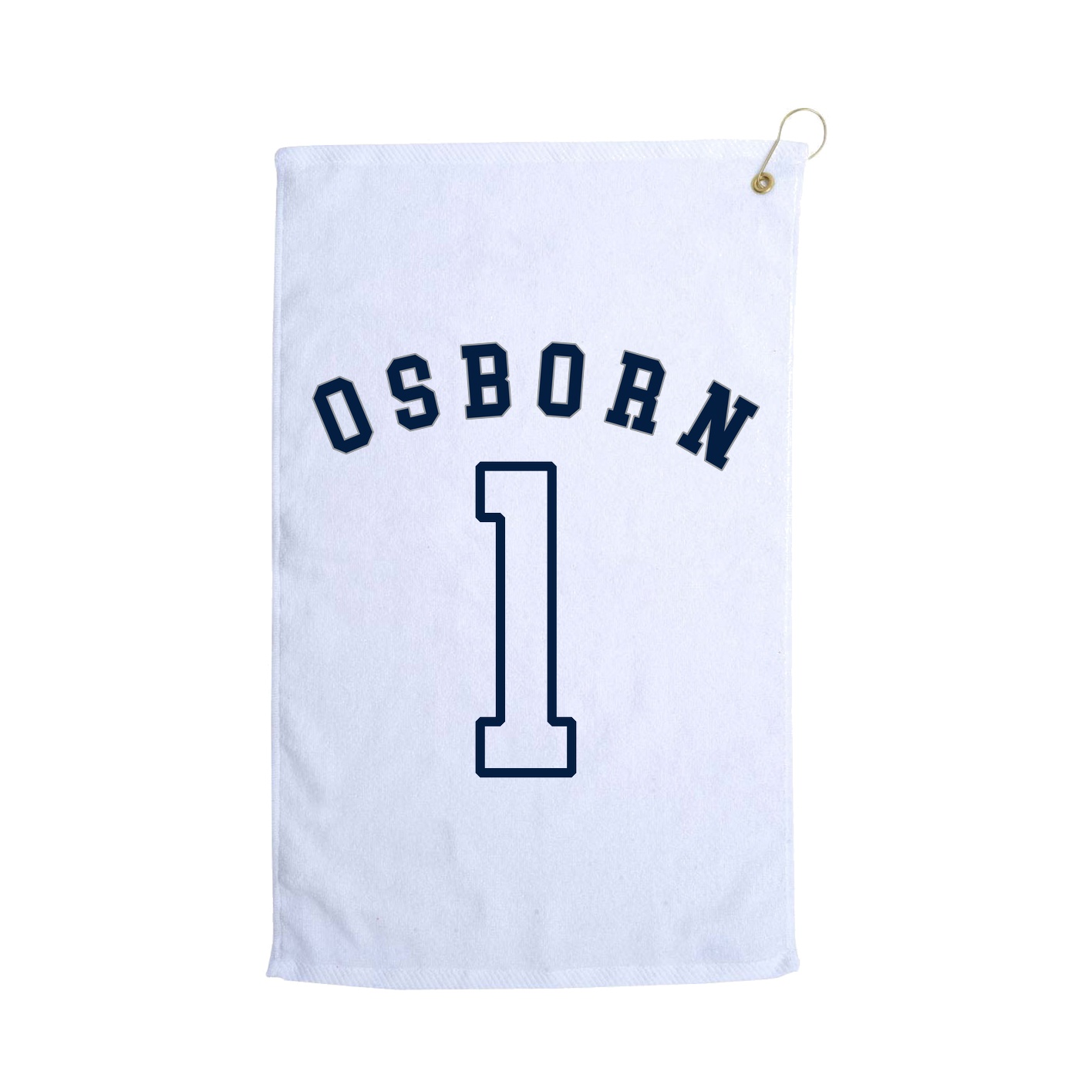Golf Towel — Shirsey Arch in White