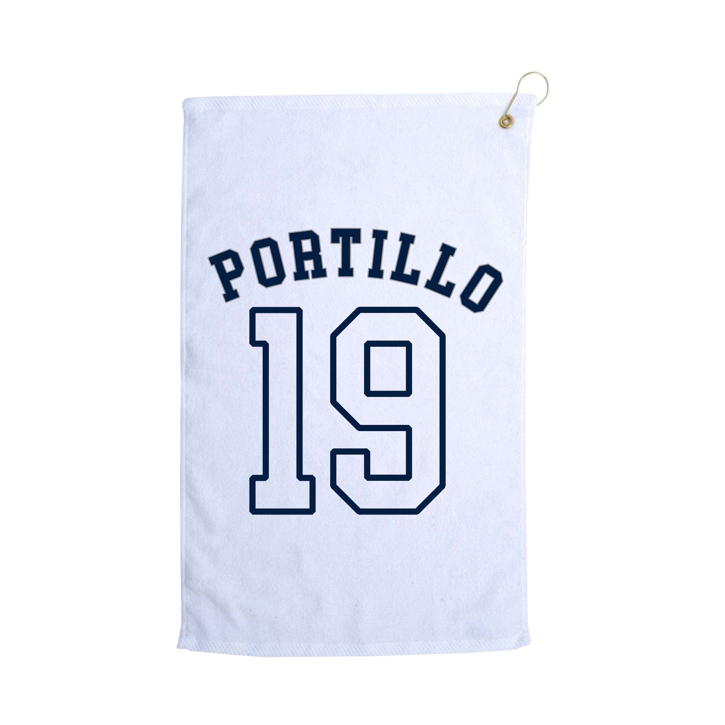 Golf Towel — Shirsey Arch in White