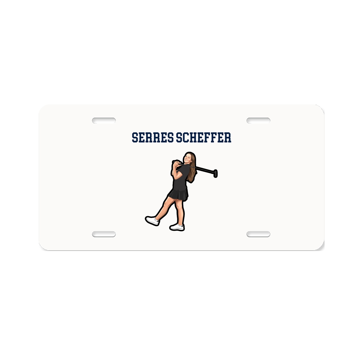 License Plate — Shirsey in Classic