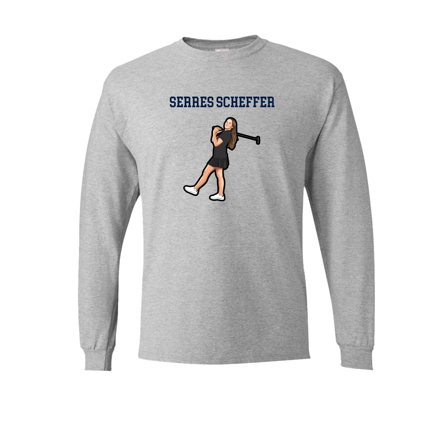 Long Sleeve Tee — Shirsey in Grey
