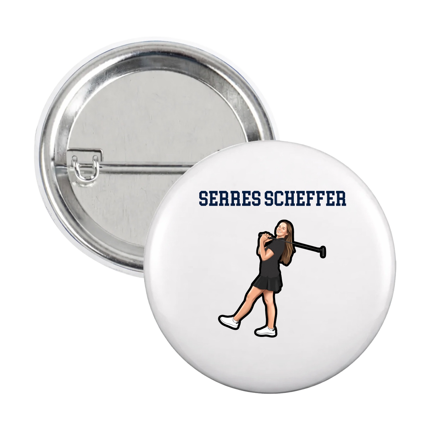 Game Day Button — Shirsey in White