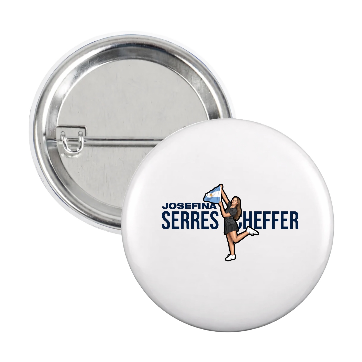 Game Day Button — Player Name in White