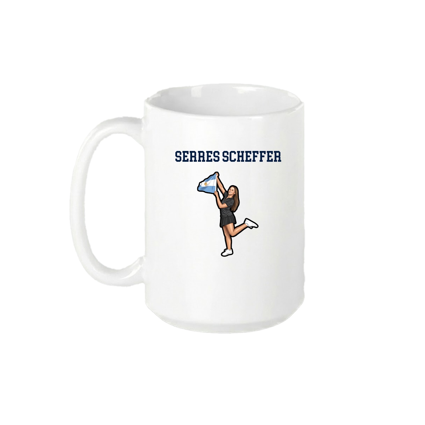 15oz Coffee Mug — Shirsey in White