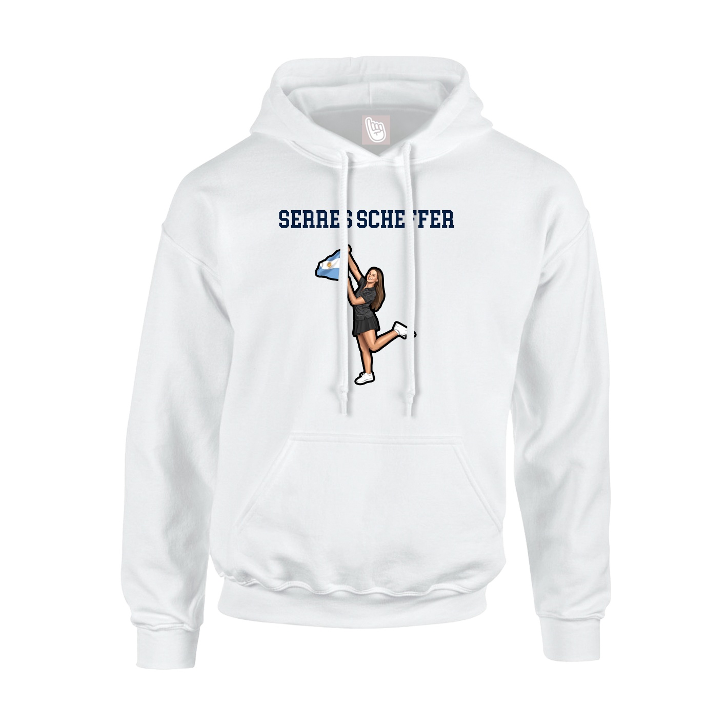 Hoodie — Shirsey in White