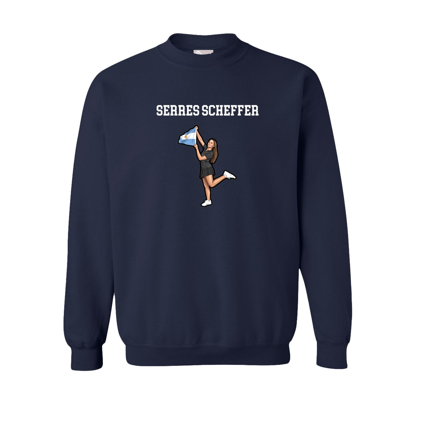 Fleece Crew — Shirsey in Navy