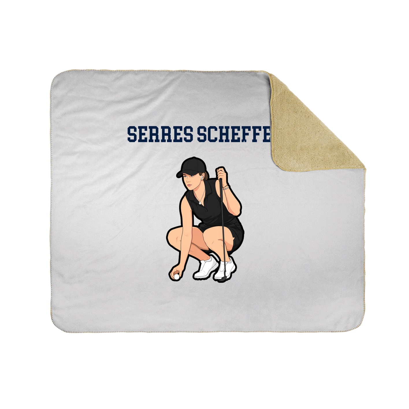 Throw Blanket — Shirsey in White