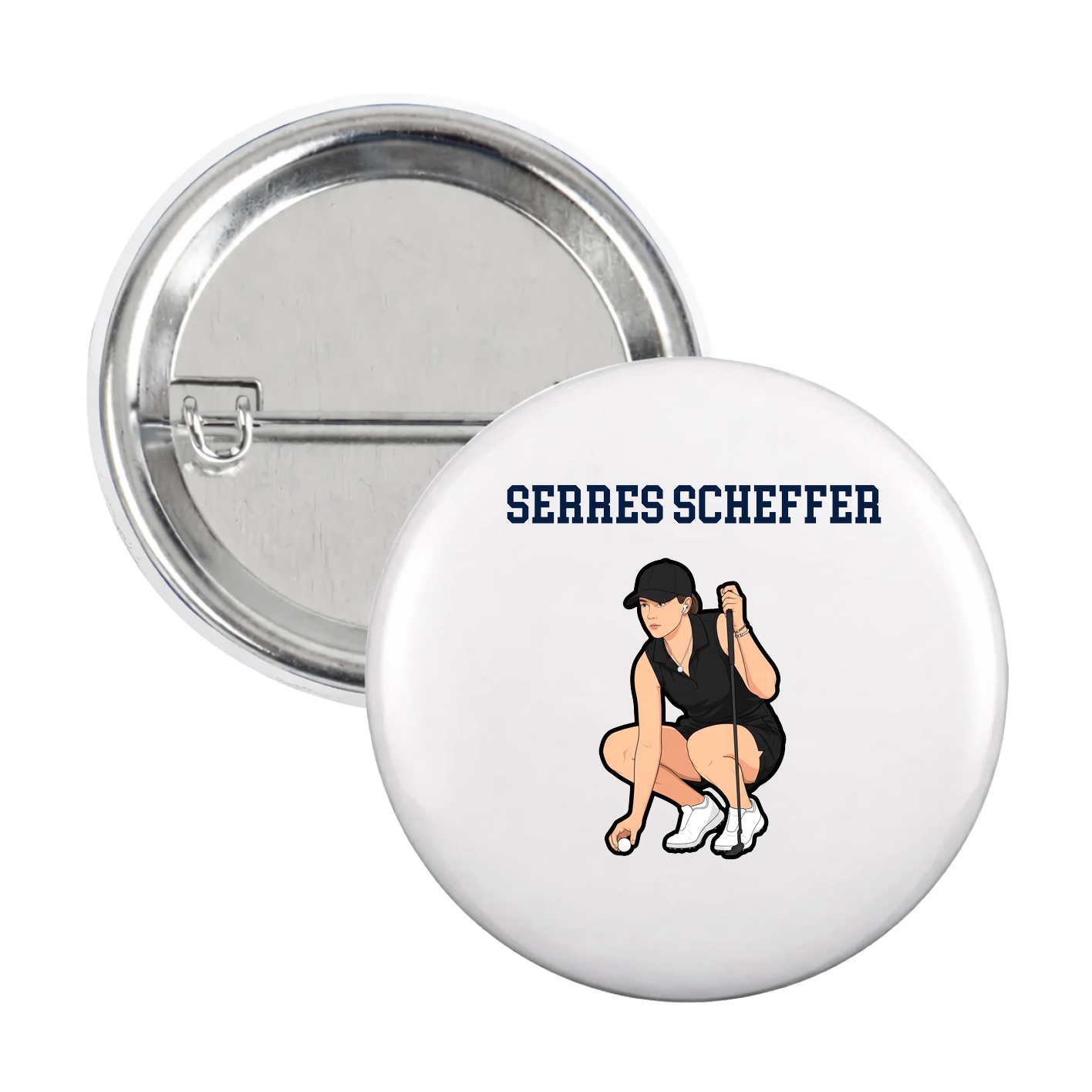 Game Day Button — Shirsey in White