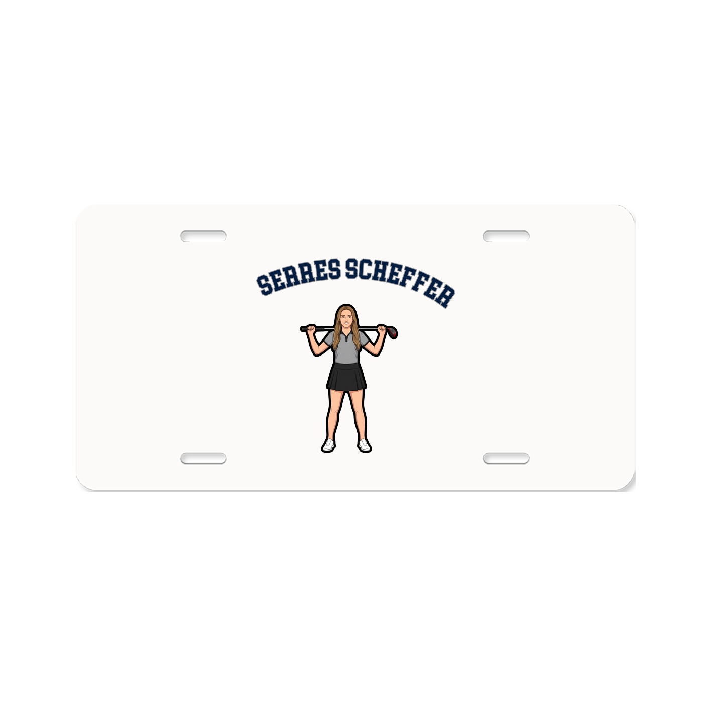 License Plate — Shirsey Arch in Classic