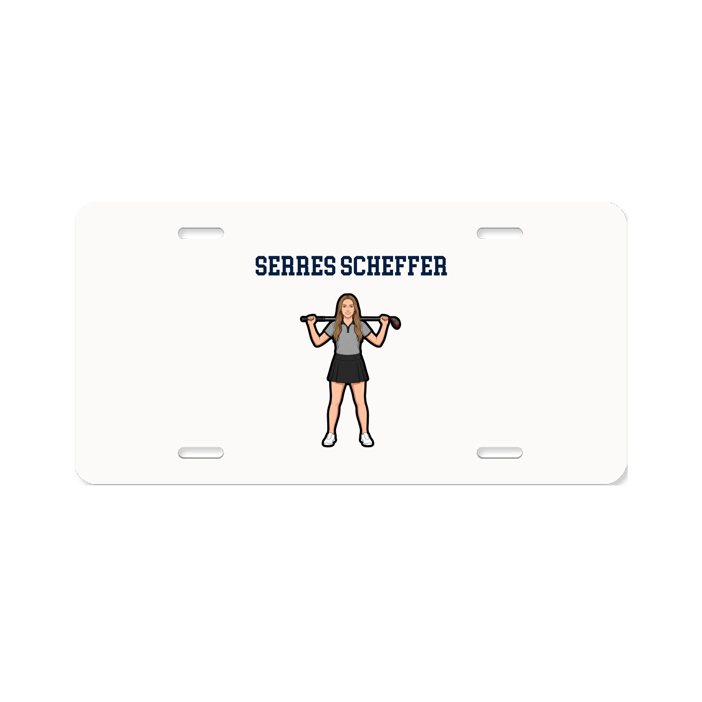 License Plate — Shirsey in Classic