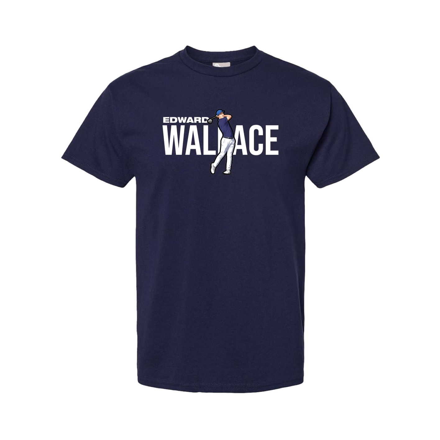 Tee — Player Name in Navy