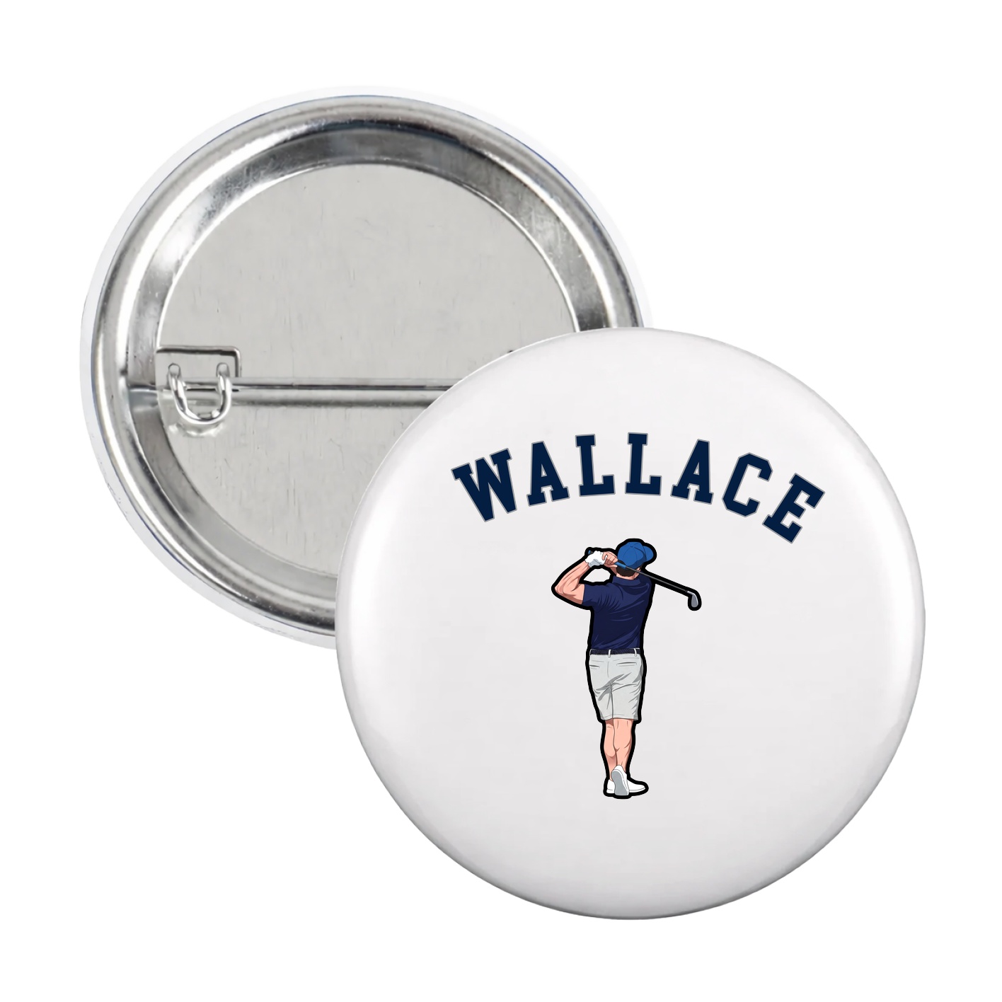 Game Day Button — Shirsey Arch in White