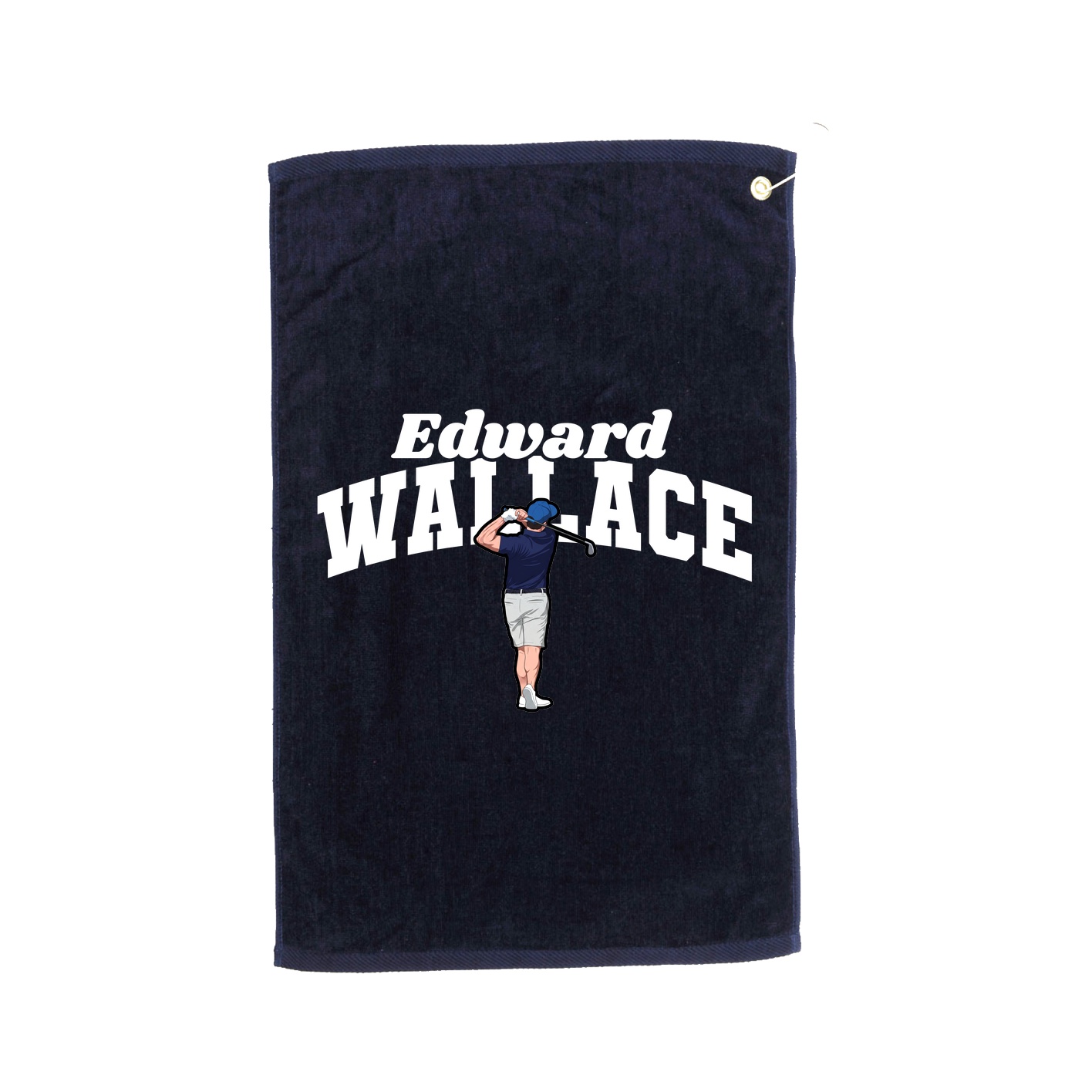Golf Towel — Signature Arch in Navy