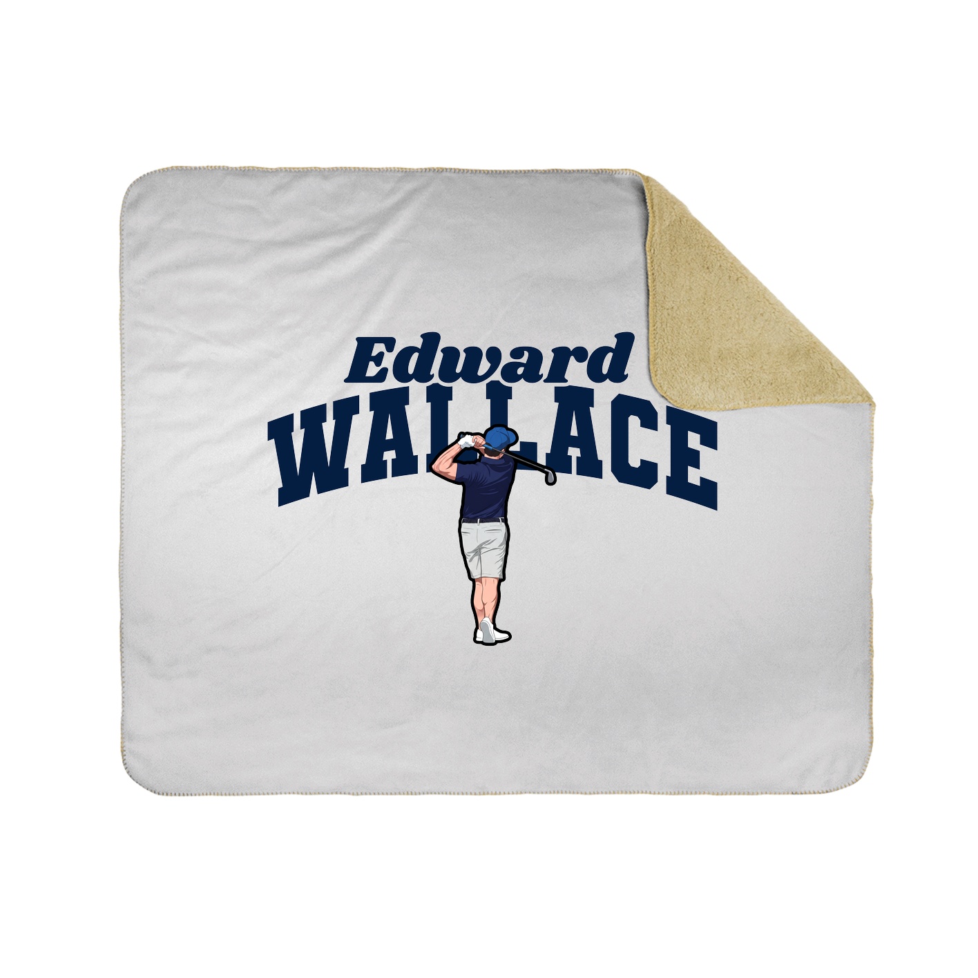 Throw Blanket — Signature Arch in White