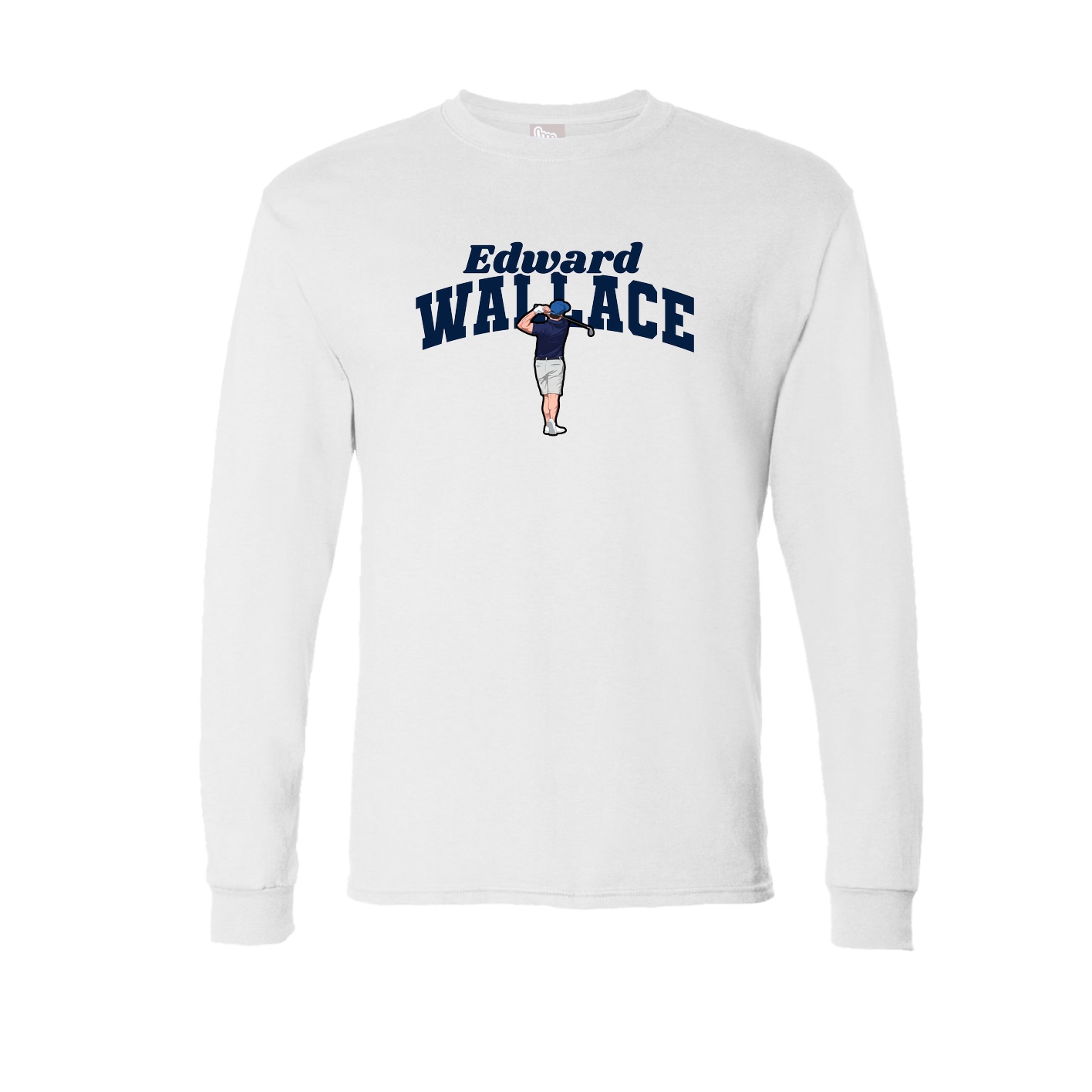 Long Sleeve Tee — Signature Arch in White