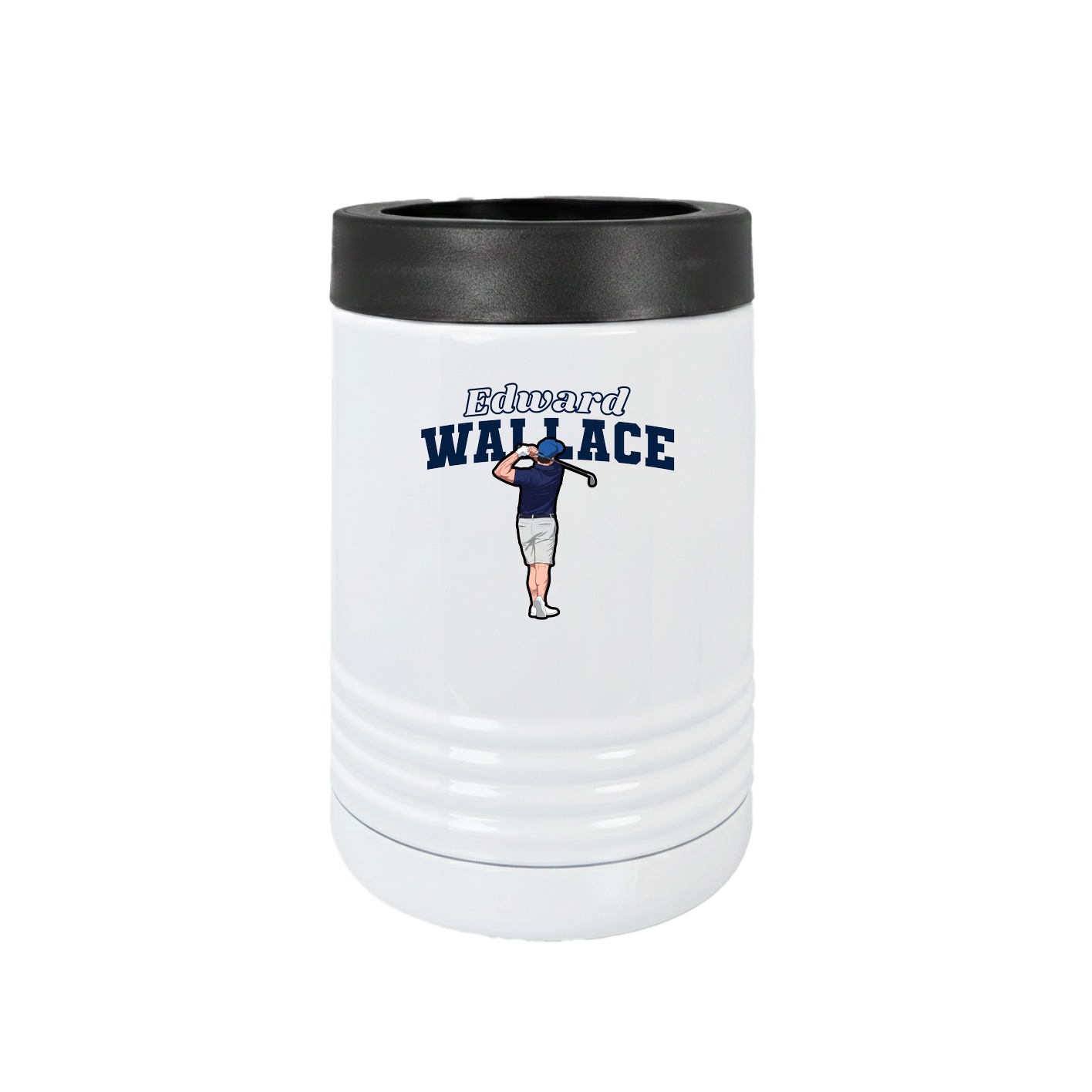 Beverage Holder — Name Arch in White
