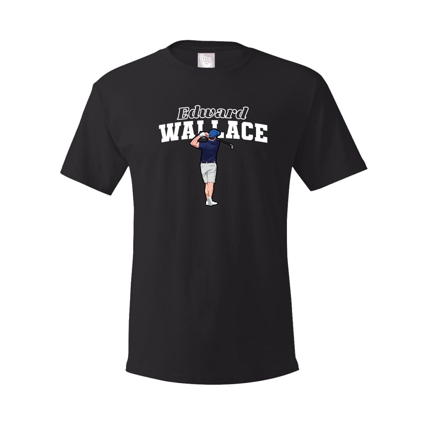 Youth Tee — Name Arch in Black