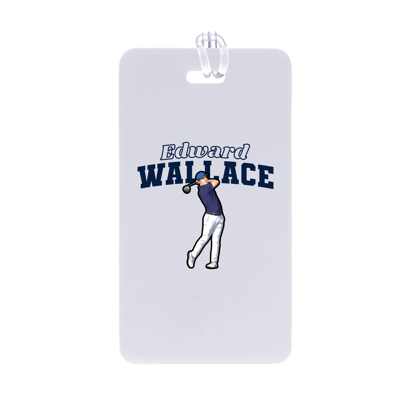 Bag Tag — Name Arch in Classic