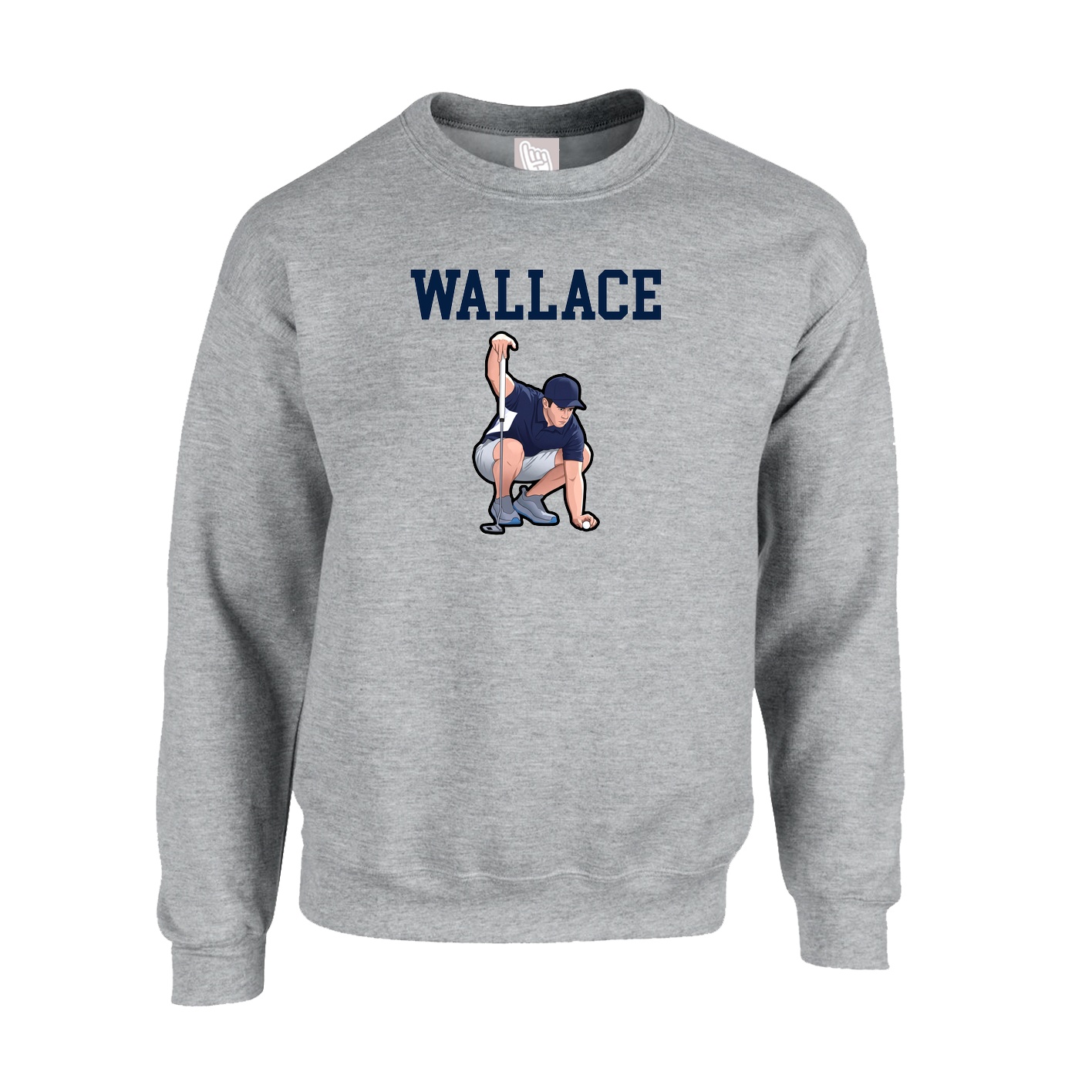 Fleece Crew — Shirsey in Grey