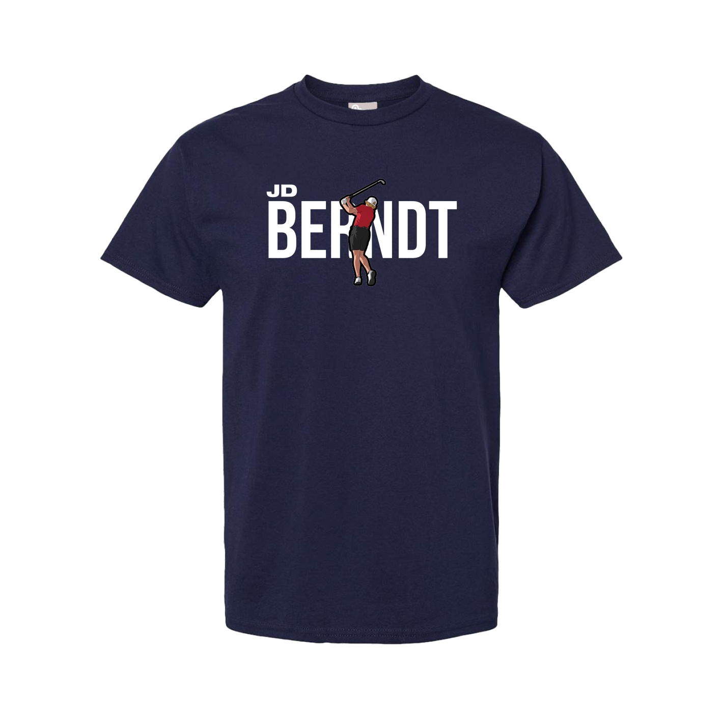 Tee — Player Name in Navy
