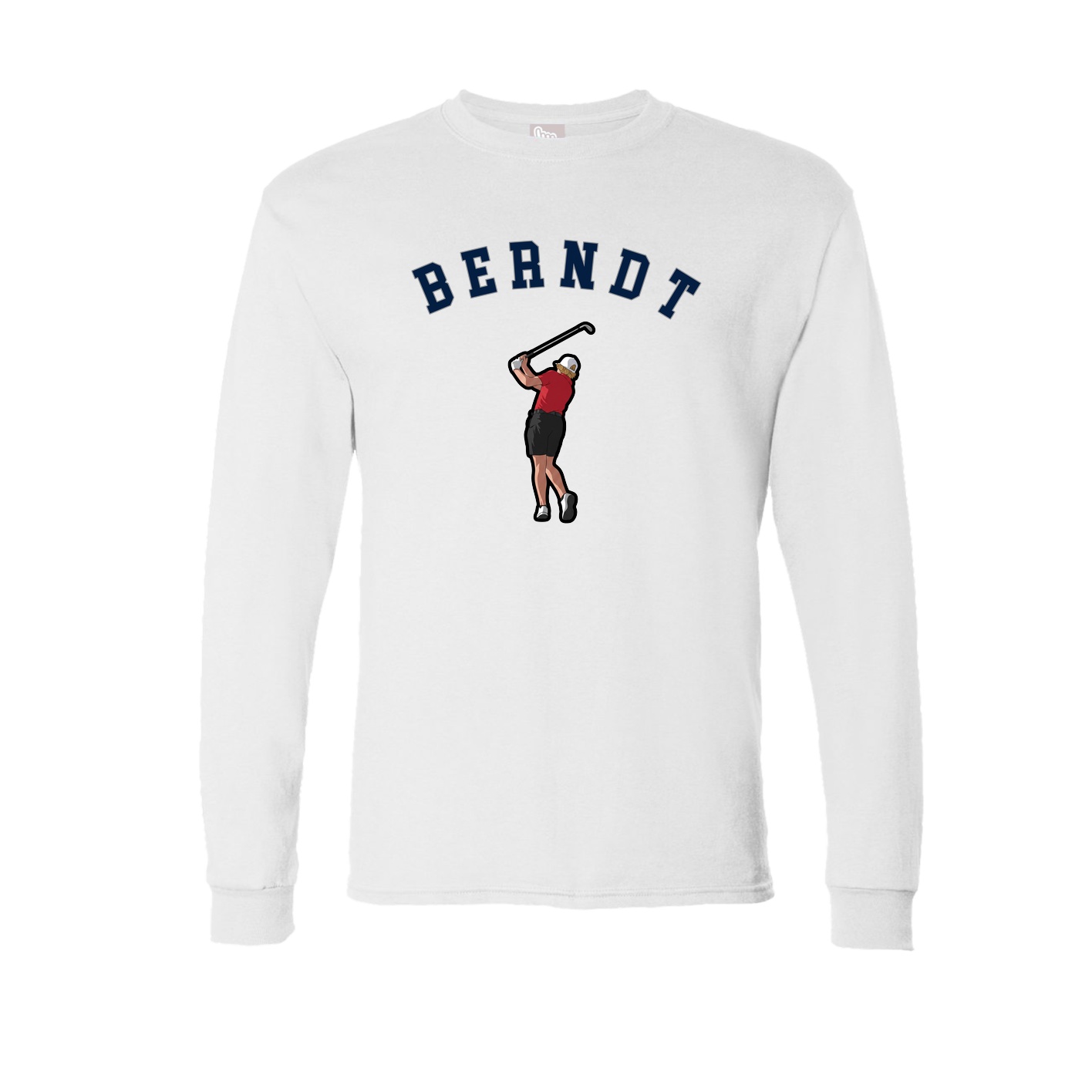 Long Sleeve Tee — Shirsey Arch in White