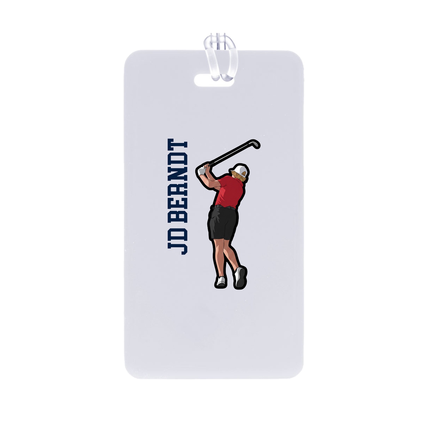 Bag Tag — Name Vertical in Classic