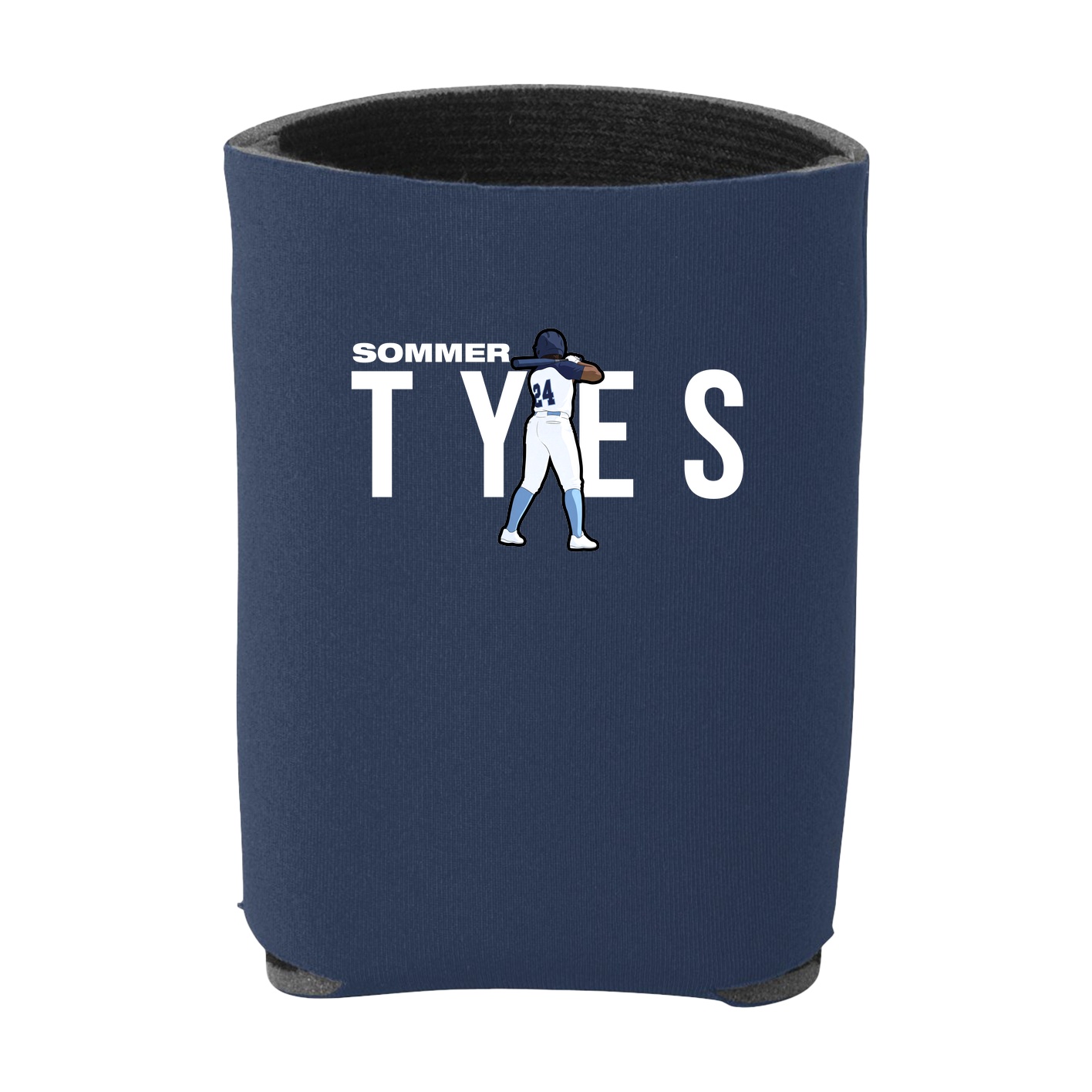 Can Holder — Player Name in Navy