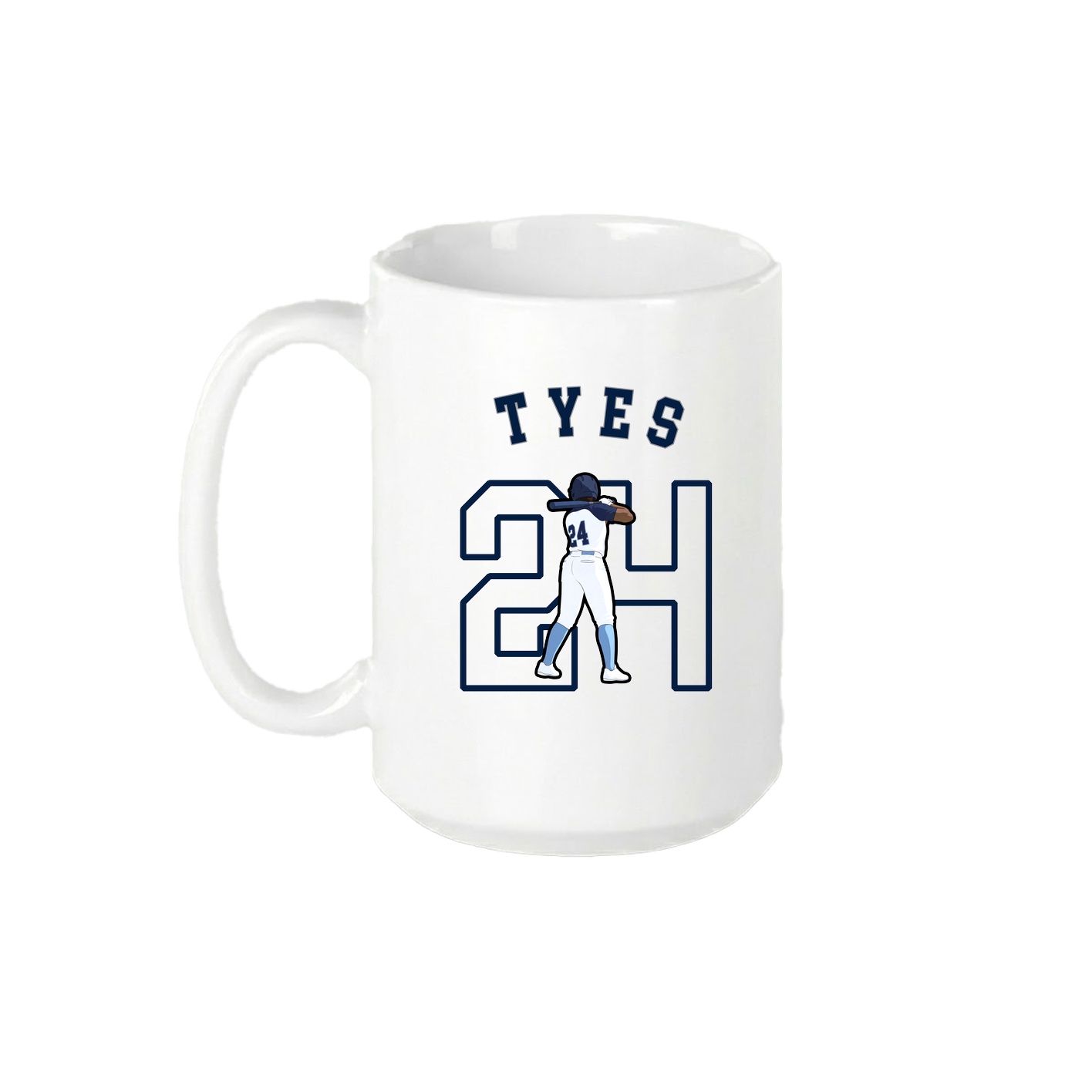 15oz Coffee Mug — Shirsey Arch in White