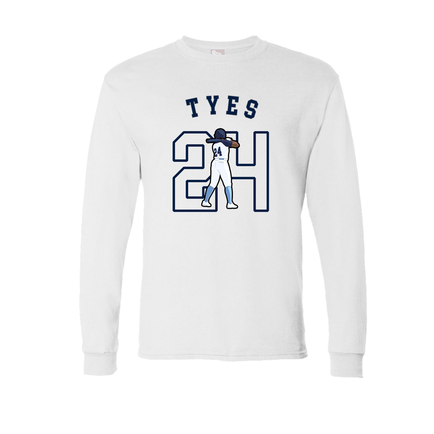 Long Sleeve Tee — Shirsey Arch in White