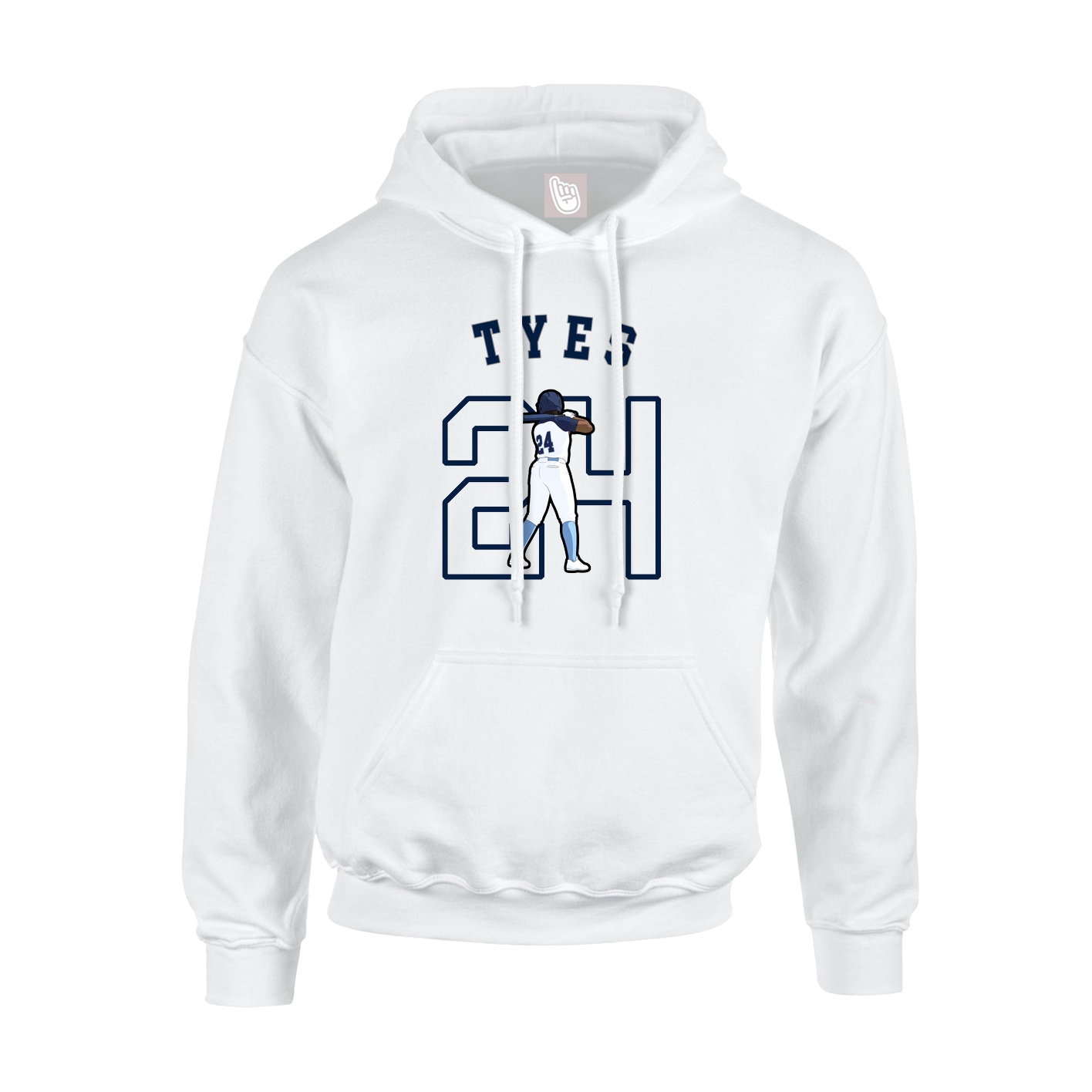 Hoodie — Shirsey Arch in White
