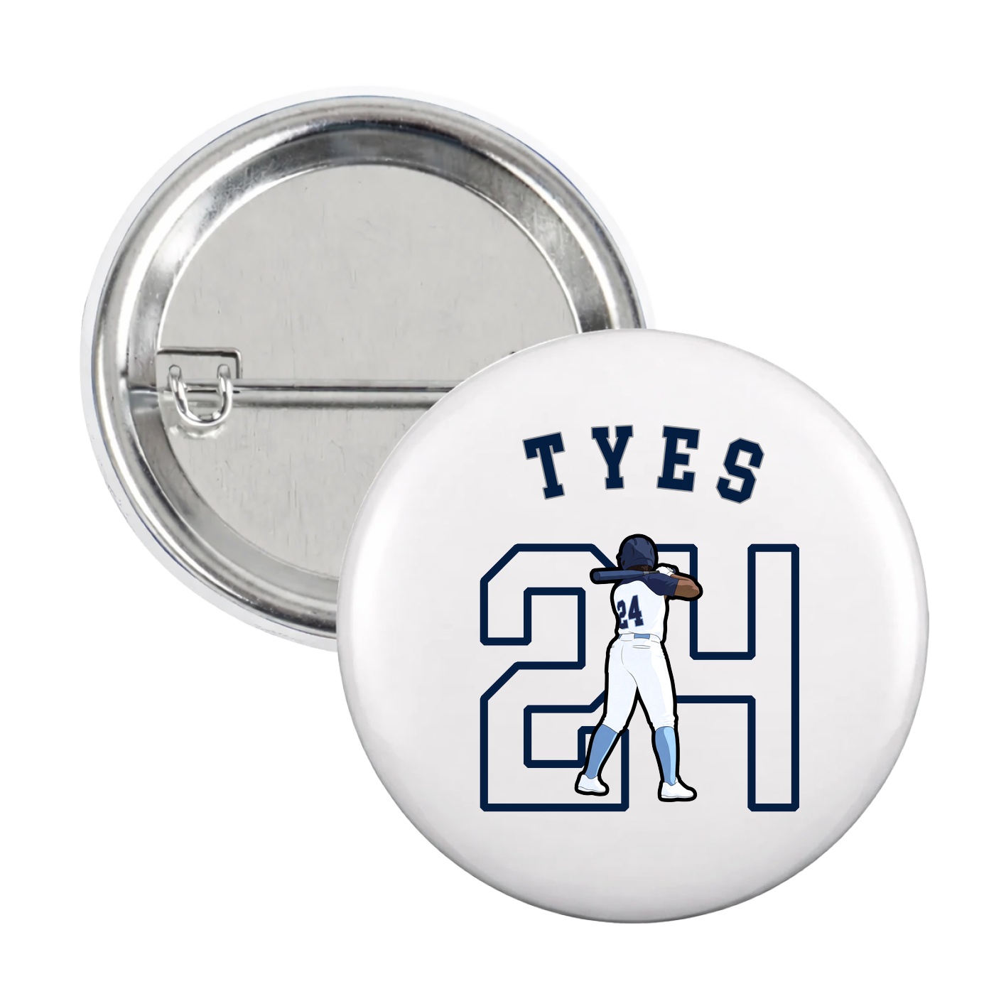 Game Day Button — Shirsey Arch in White