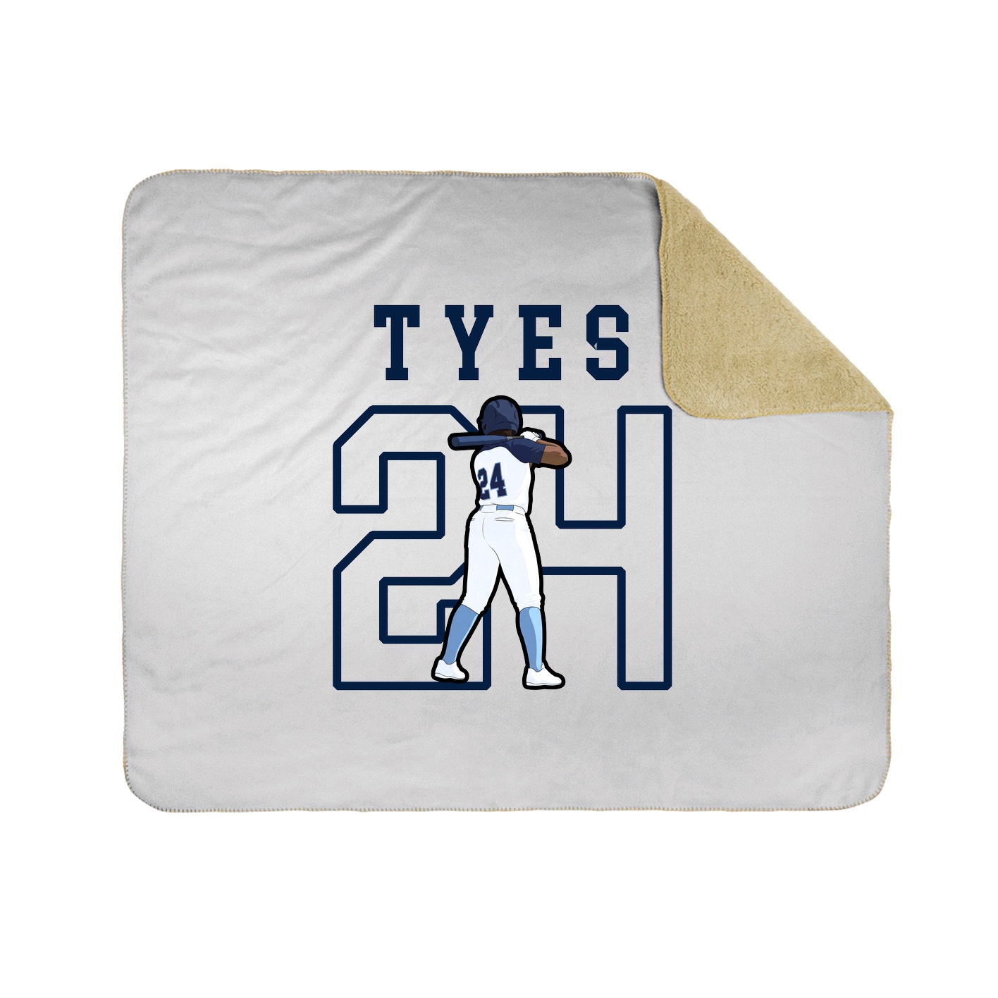 Throw Blanket — Shirsey in White
