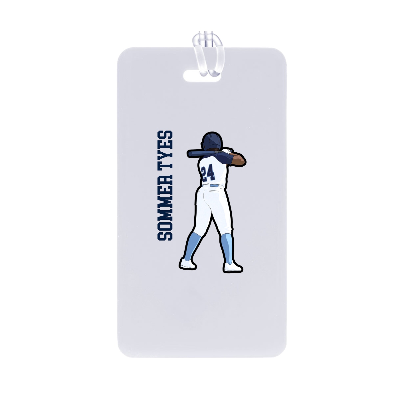 Bag Tag — Name Vertical in Classic