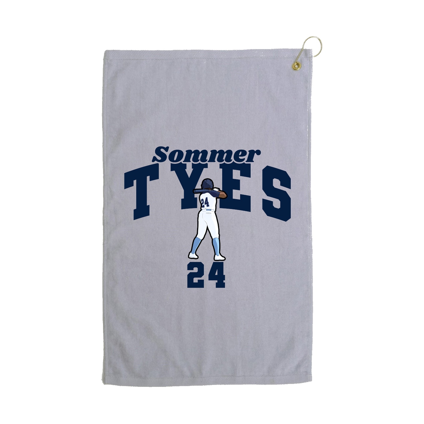 Golf Towel — Signature Arch in Grey