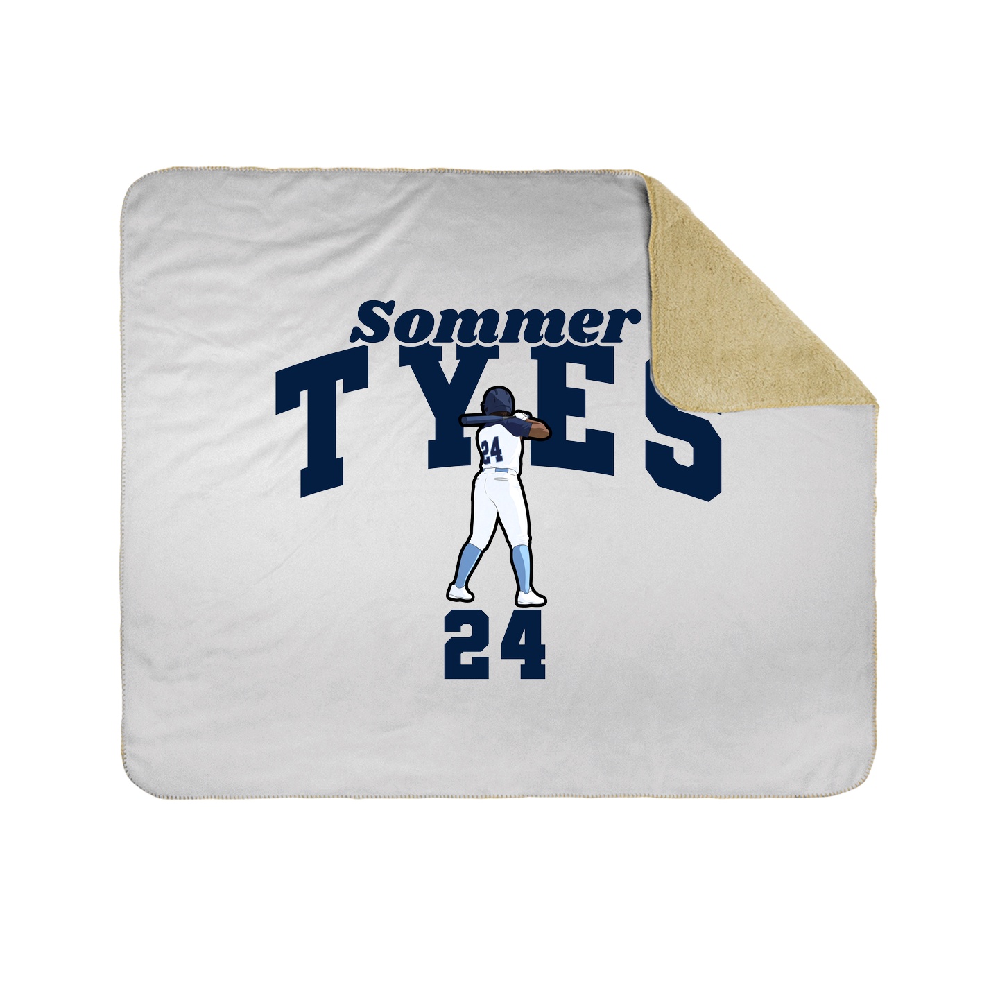 Throw Blanket — Signature Arch in White