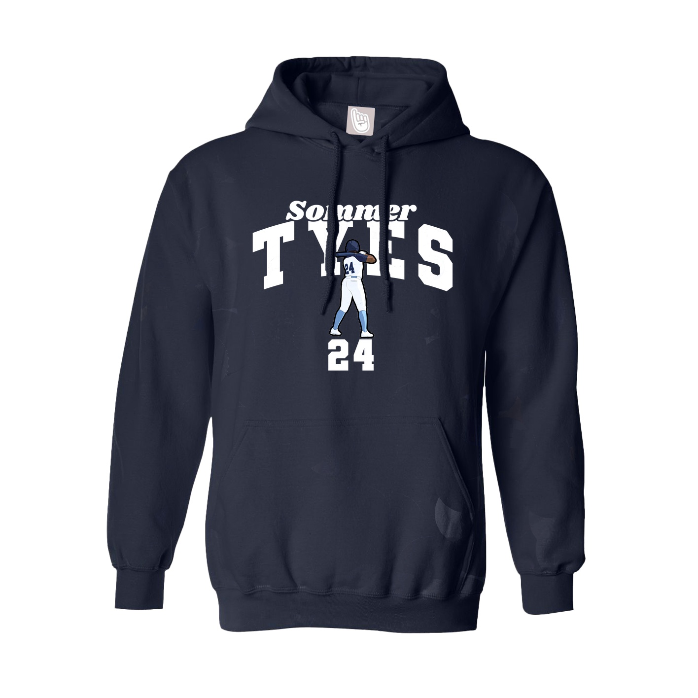Hoodie — Signature Arch in Navy