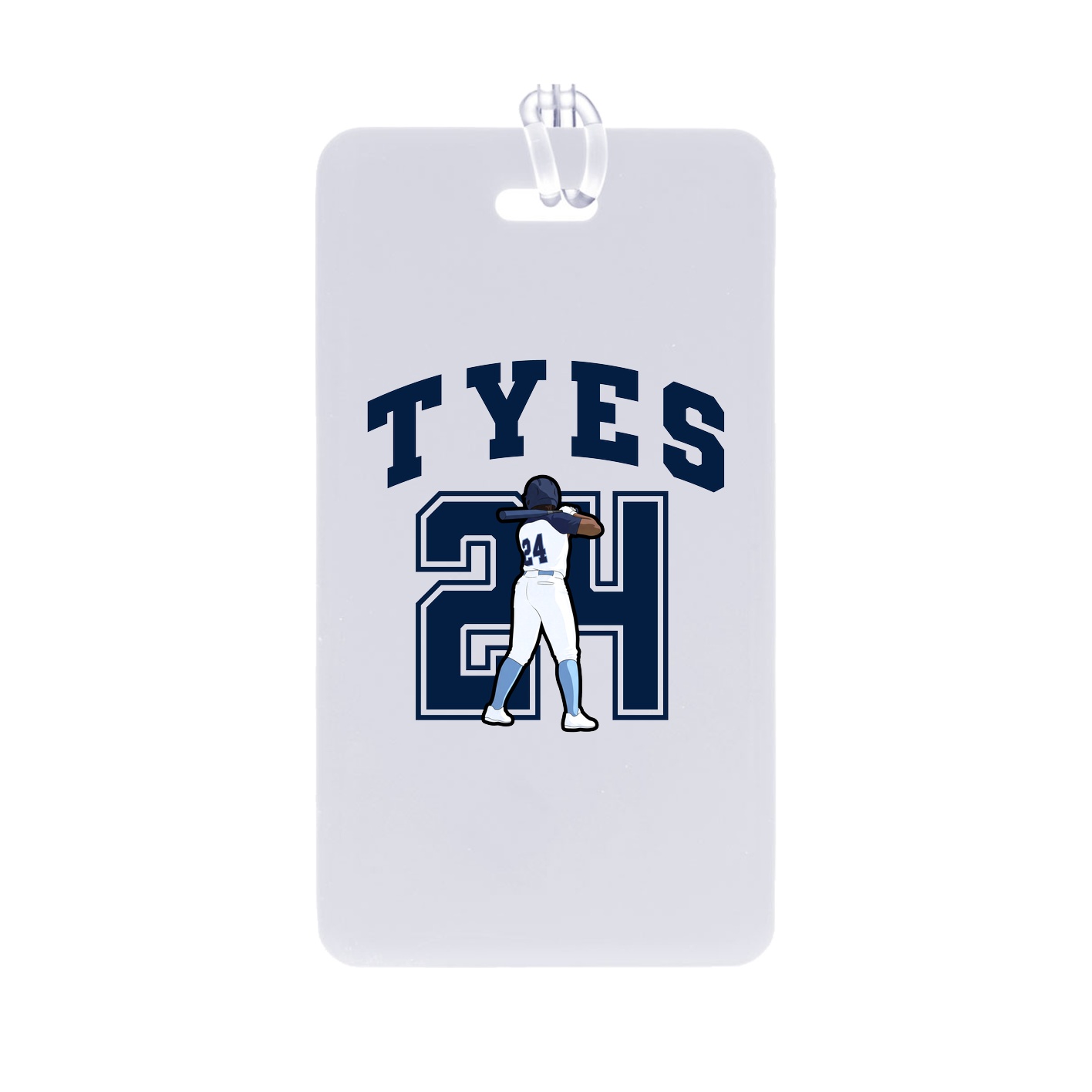 Bag Tag — Number in Classic