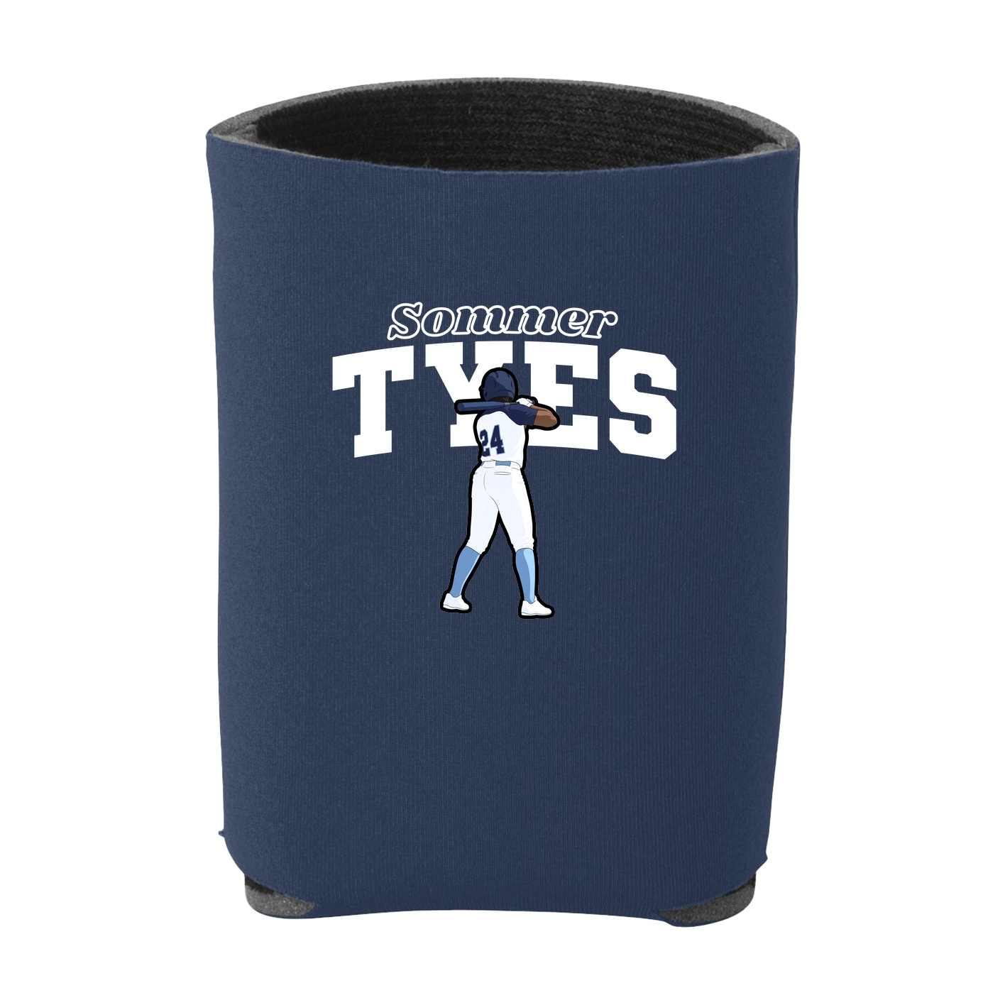 Can Holder — Name Arch in Navy