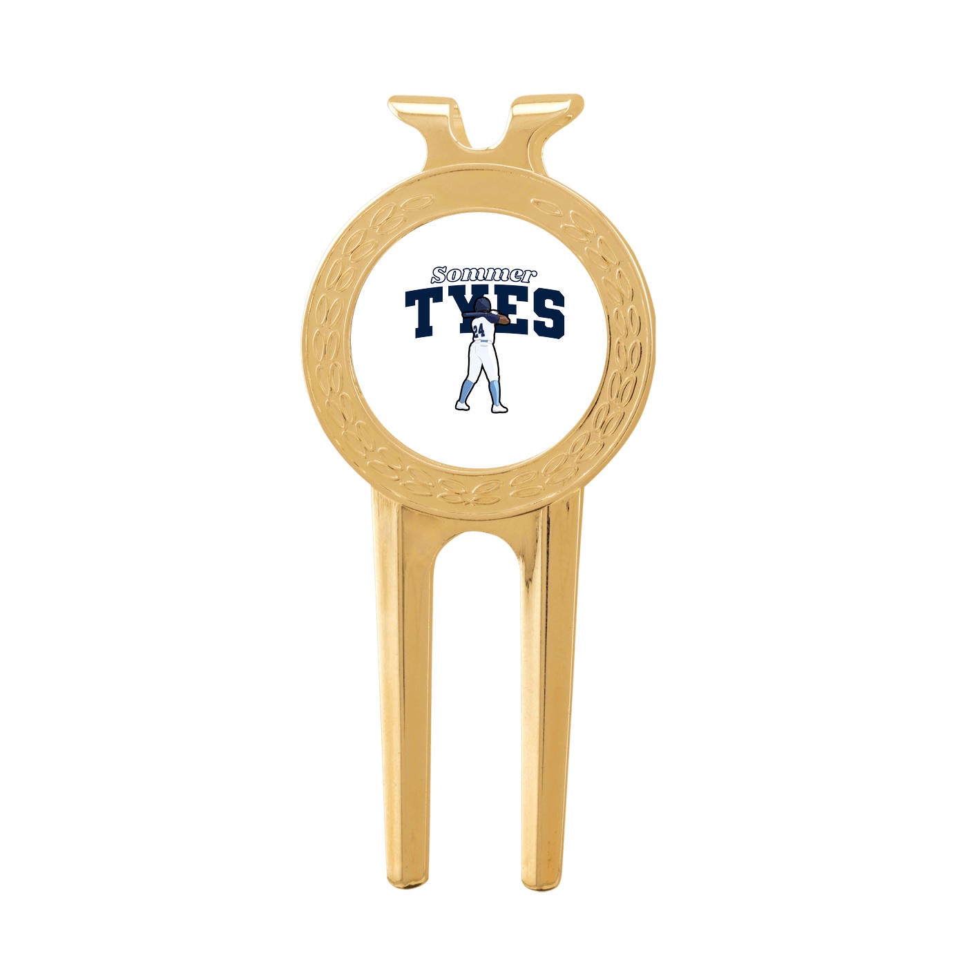 Divot Tool with Ball Marker — Name Arch in Classic