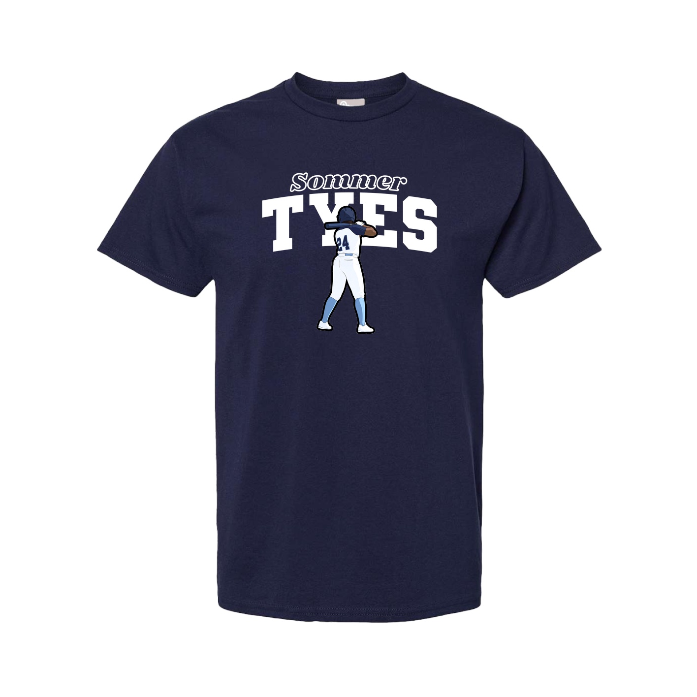 Tee — Name Arch in Navy