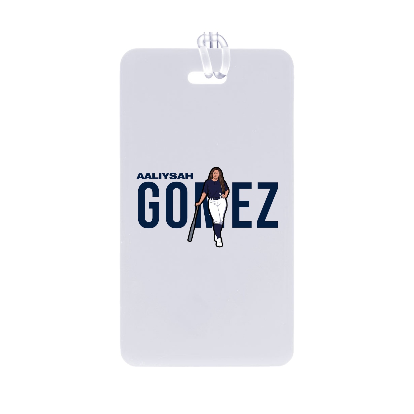 Bag Tag — Player Name in Classic