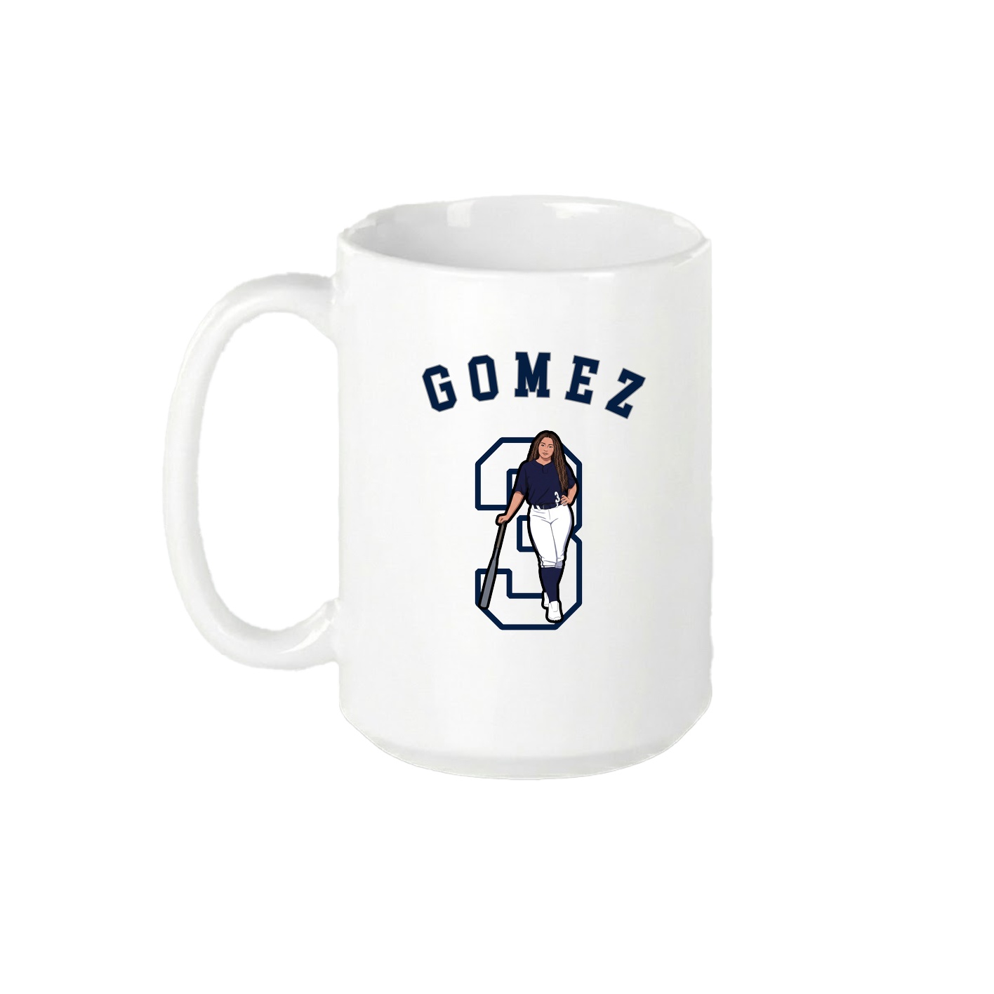 15oz Coffee Mug — Shirsey Arch in White