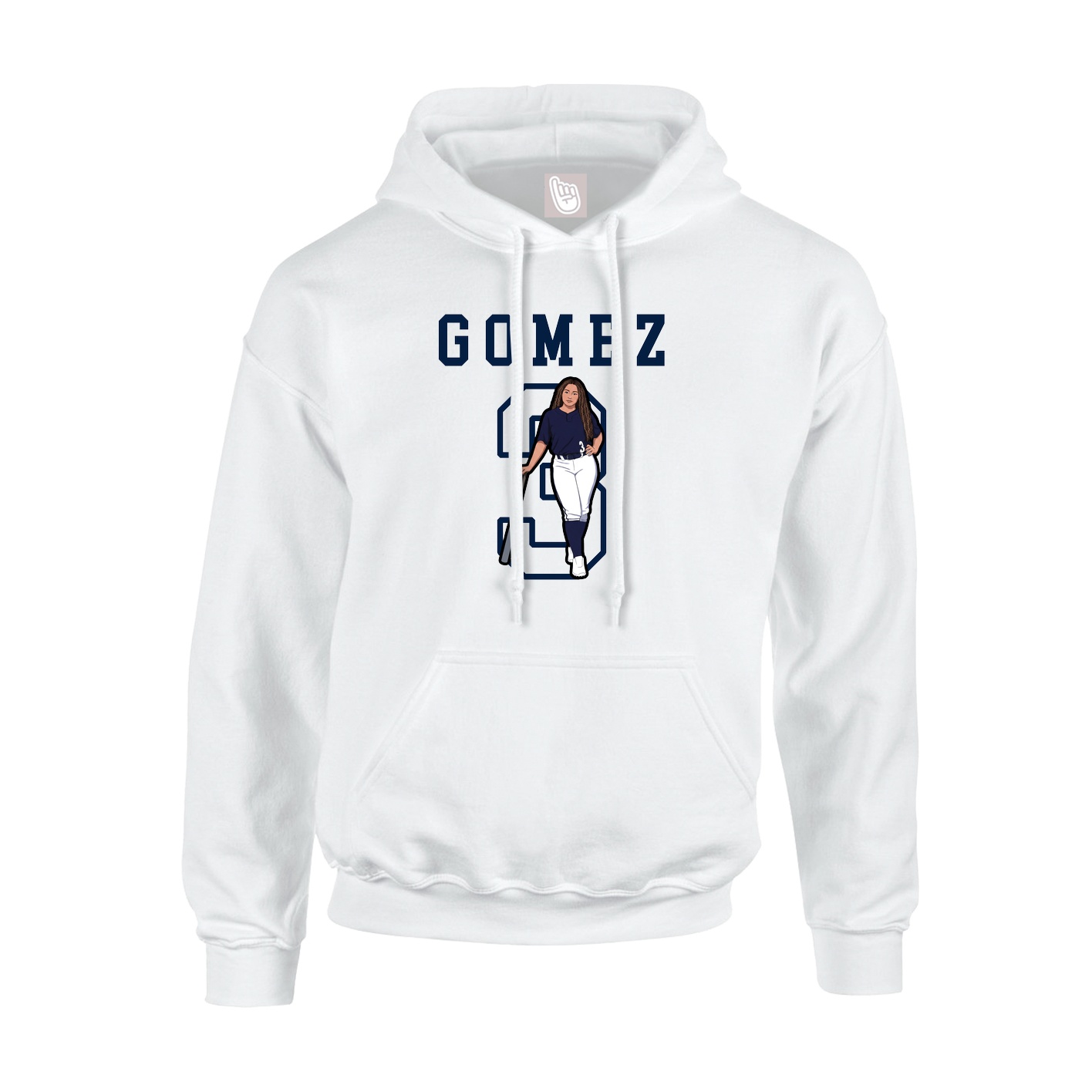 Youth Hoodie — Shirsey in White