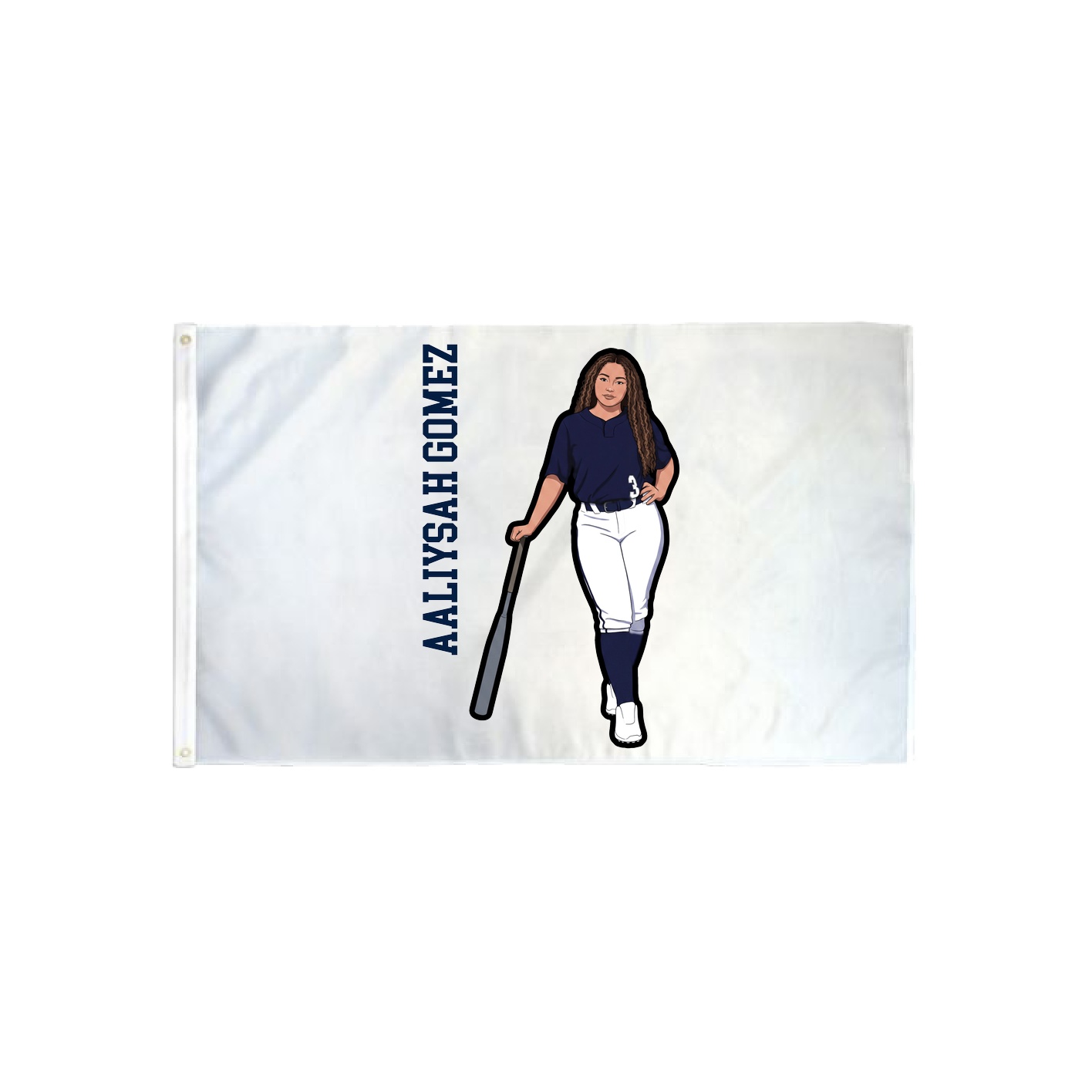 3x5 Flag — Name Vertical in Classic