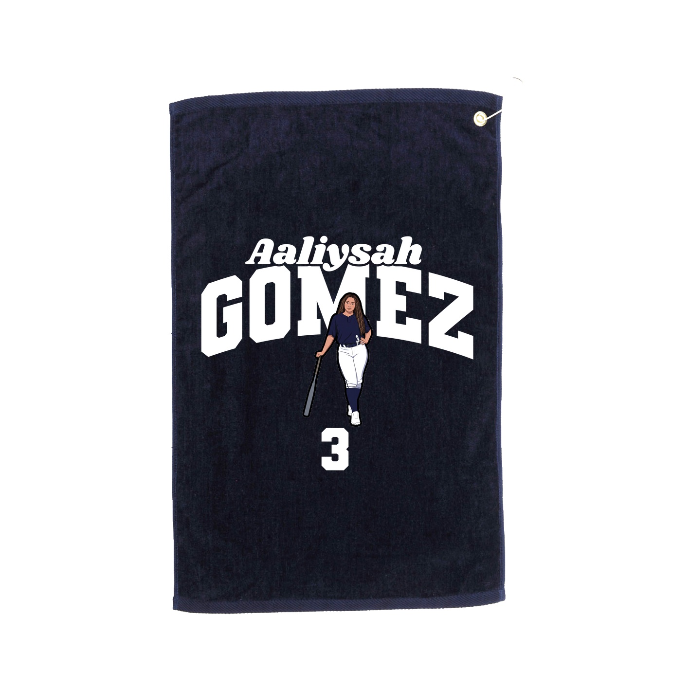 Golf Towel — Signature Arch in Navy