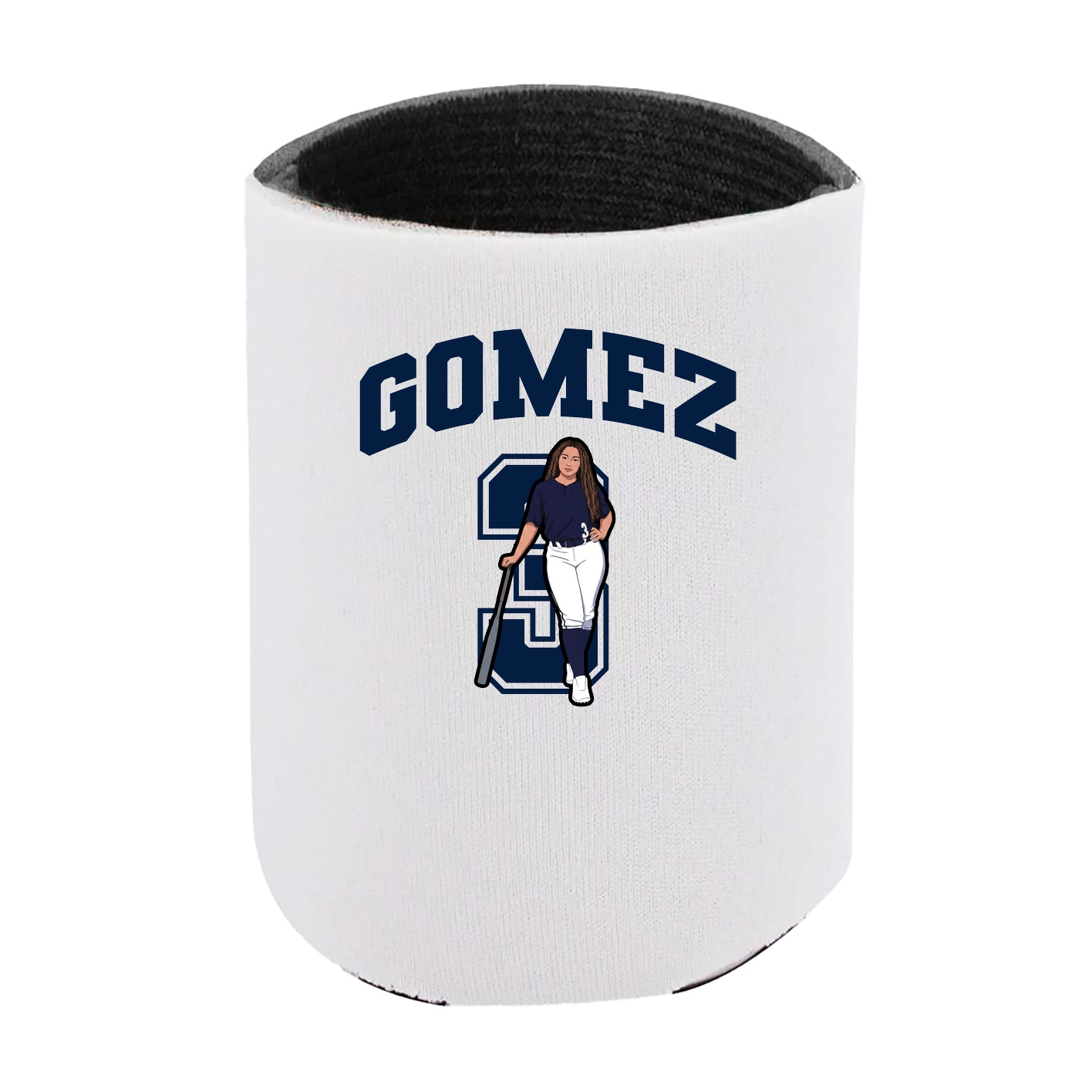 Can Holder — Number in White