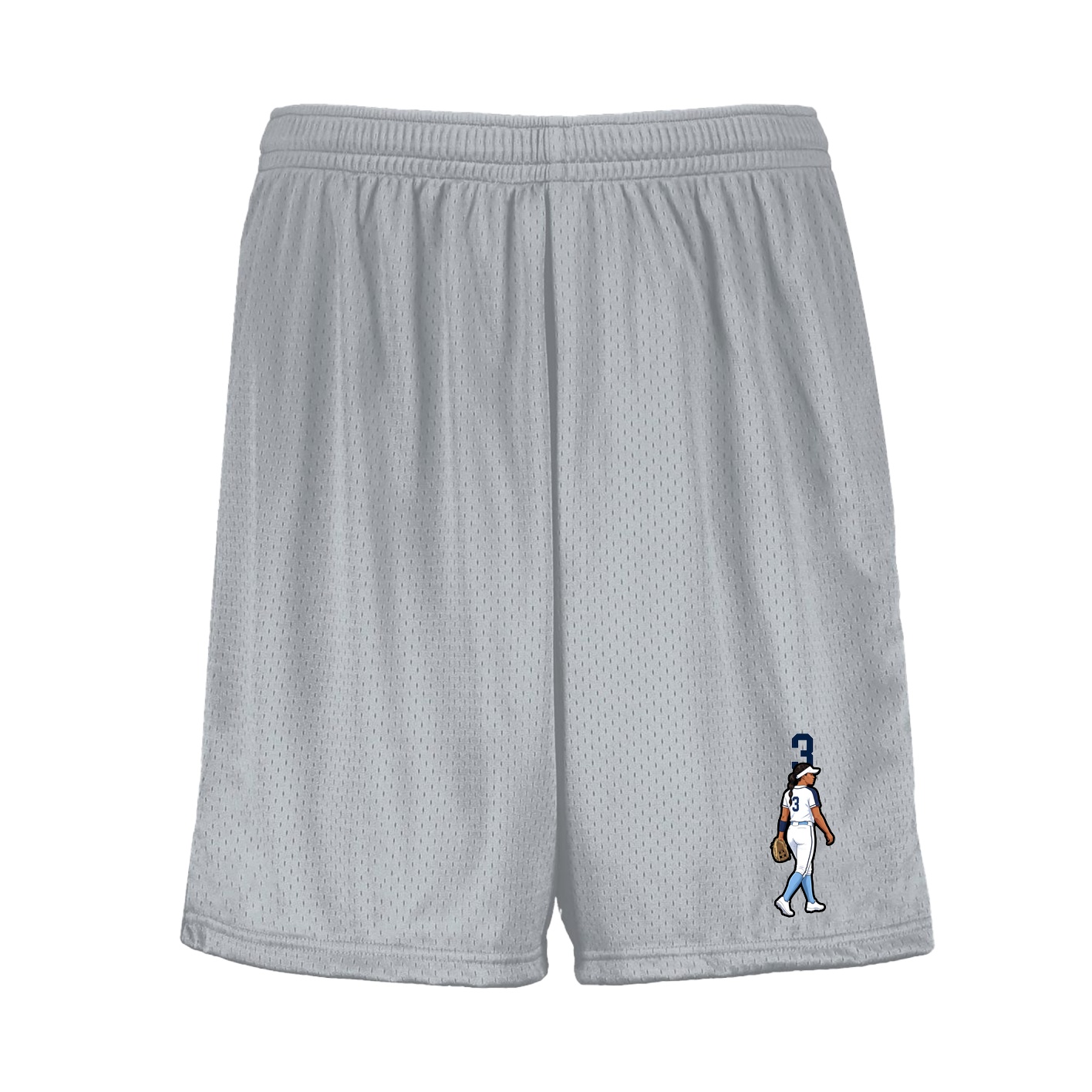 Shorts — Number Top in Silver