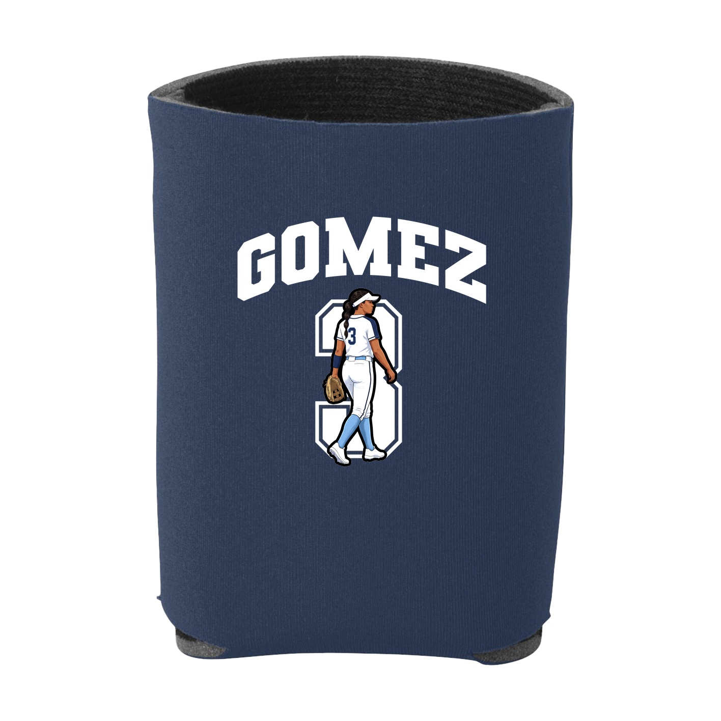 Can Holder — Number in Navy