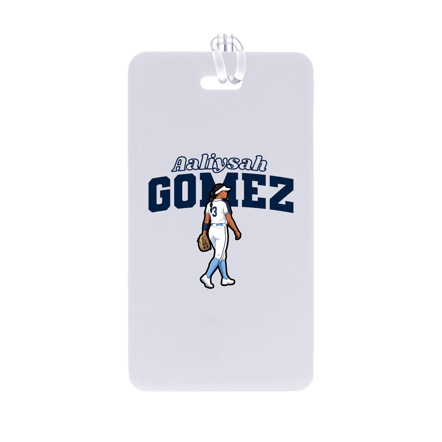 Bag Tag — Name Arch in Classic